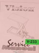 Vision Scissor-Vision Scissor Lift Table Installation Operations and Electricals Service Manual-VIS-25-36-01